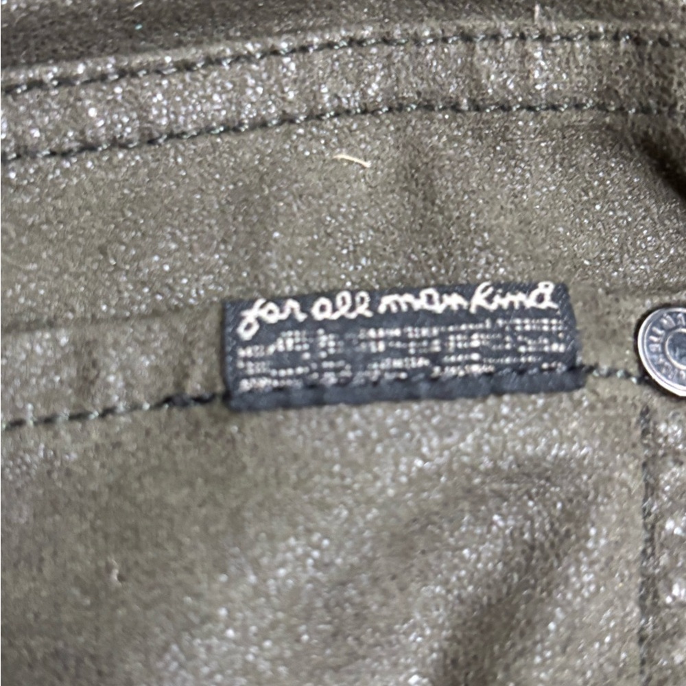 7 For All Mankind Olive Green Jeans - Picture 4 of 5
